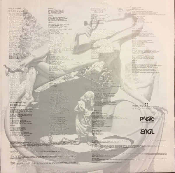 Heavens Gate (2) : Livin' In Hysteria (LP, Album)