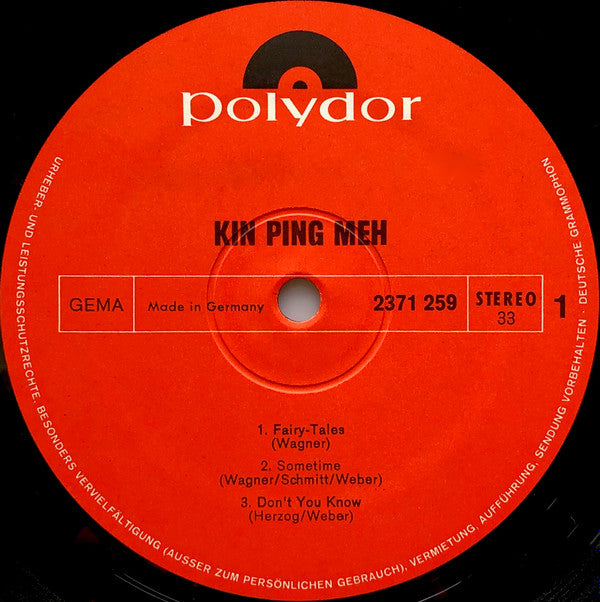Kin Ping Meh : Kin Ping Meh (LP, Album)