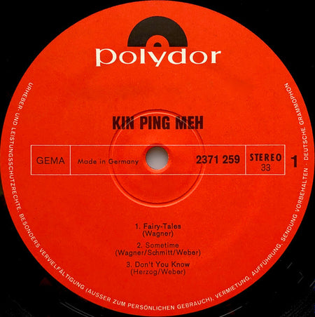 Kin Ping Meh : Kin Ping Meh (LP, Album)