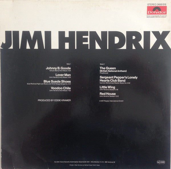 Jimi Hendrix : Jimi Hendrix (LP)