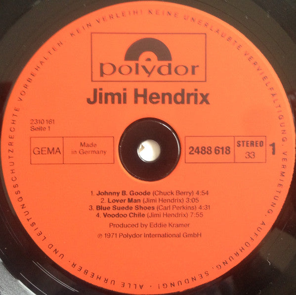 Jimi Hendrix : Jimi Hendrix (LP)