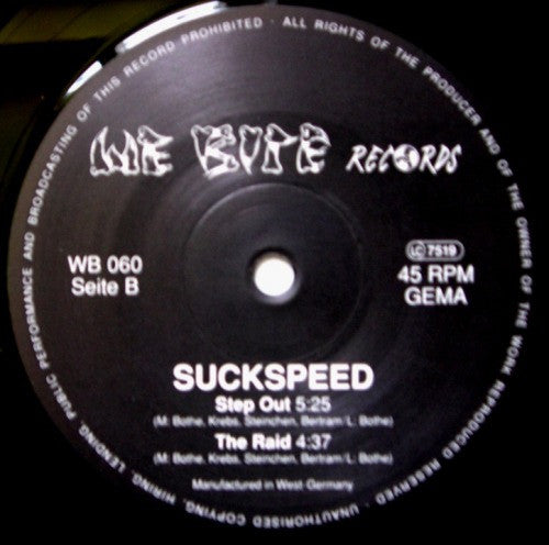 Suckspeed : Stormbringer (12", Single)