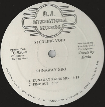Sterling Void : Runaway Girl (12")