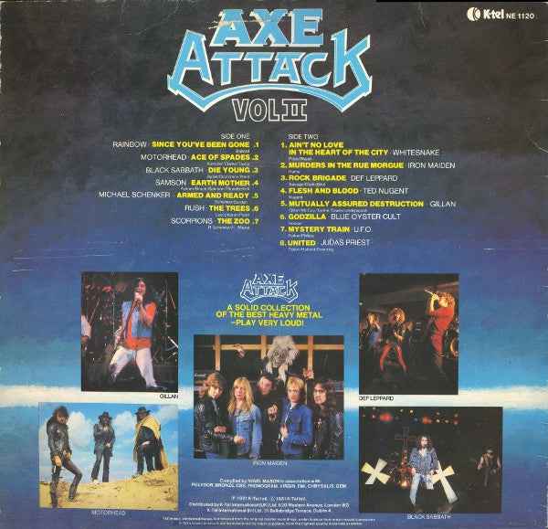Various - Axe Attack Vol II (LP) (Very Good Plus (VG+))