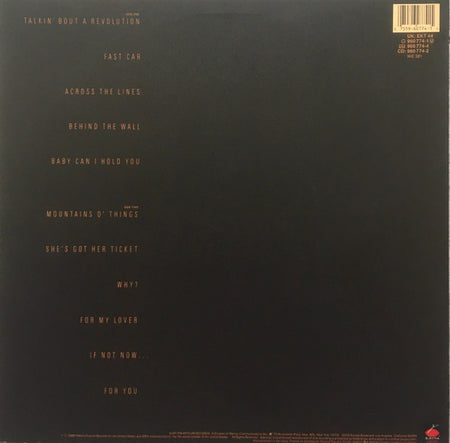 Tracy Chapman : Tracy Chapman (LP, Album, Mat)