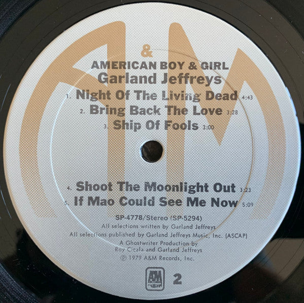 Garland Jeffreys : American Boy & Girl (LP, Album, San)