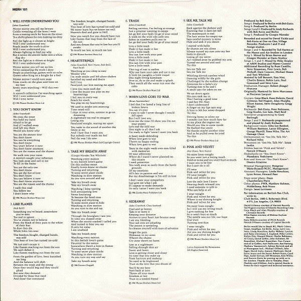 Berlin : Count Three And Pray (LP, Album)