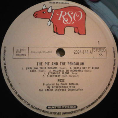 Ross (14) : The Pit & The Pendulum (LP, Album)