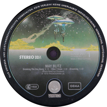May Blitz : May Blitz (LP, Album, RP)