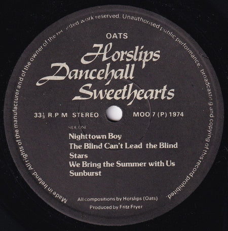 Horslips : Dancehall Sweethearts (LP, Album)