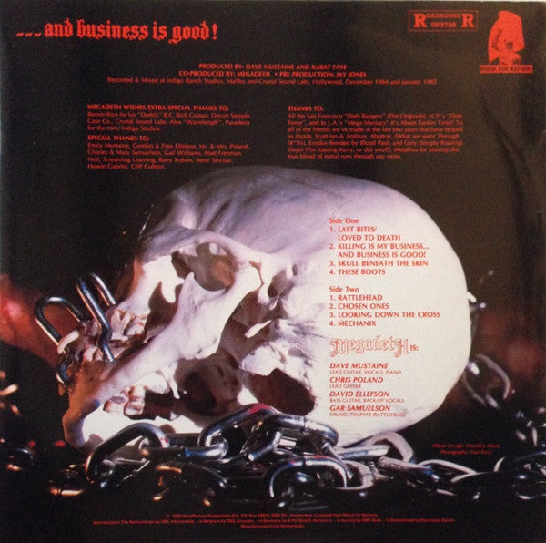 Megadeth : Killing Is My Business... And Business Is Good! (LP, Album)