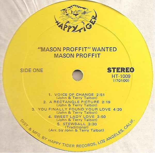 Mason Proffit - Wanted (LP) (Very Good Plus (VG+))
