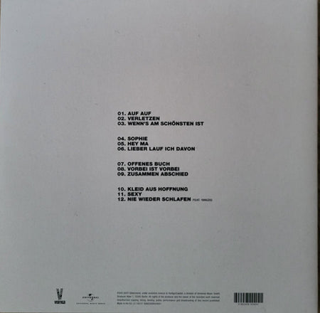 Silbermond : Auf Auf (2xLP, Album, Ltd, RE, Whi)