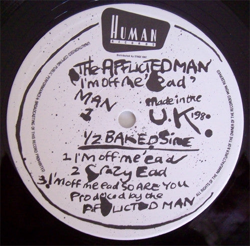 Afflicted Man : I'm Off Me 'ead (LP, Album)