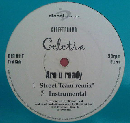 Celetia : Are U Ready (12")