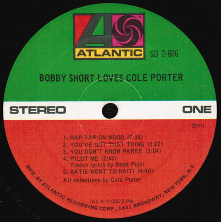 Bobby Short : Bobby Short Loves Cole Porter (2xLP, Album, Pre)