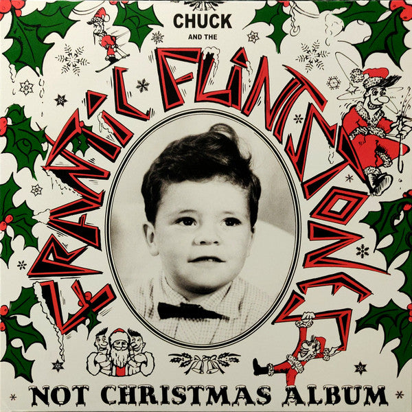 Frantic Flintstones : Not Christmas Album (LP, Album, RE, Whi)