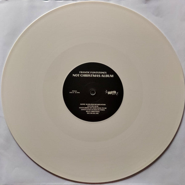 Frantic Flintstones : Not Christmas Album (LP, Album, RE, Whi)