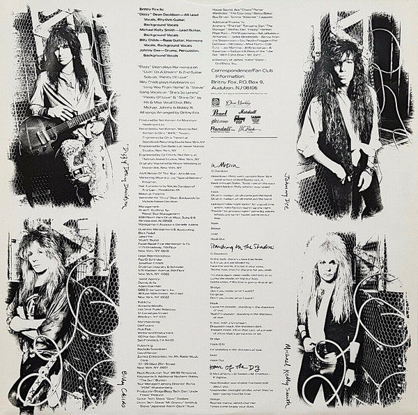 Britny Fox : Boys In Heat (LP, Album)