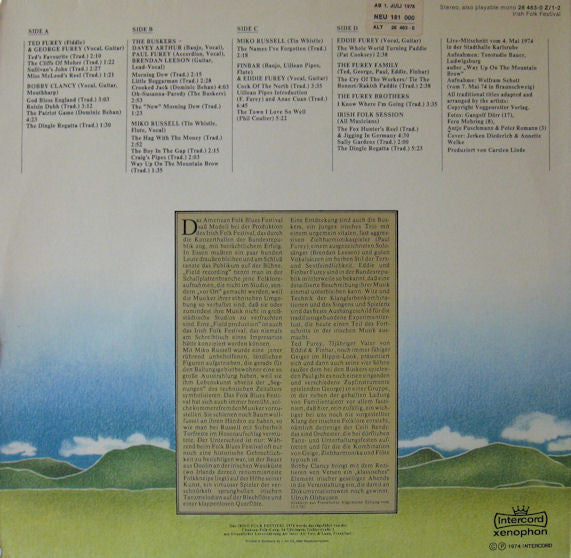 Various : Irish Folk Festival Live 1974 (2xLP, Gat)