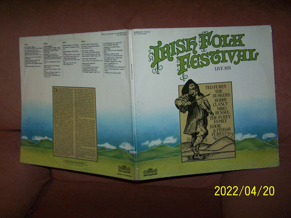 Various : Irish Folk Festival Live 1974 (2xLP, Gat)