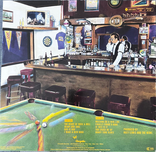 Huey Lewis & The News : Sports (LP, Album)