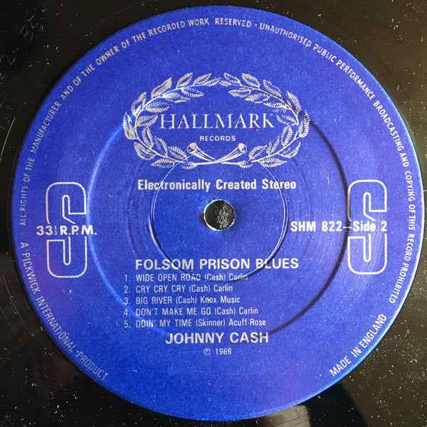 Johnny Cash - Folsom Prison Blues Vol. 1 (LP) (Near Mint (NM or M-))