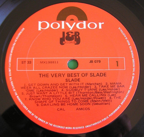 Slade : The Very Best Of Slade (LP, Comp)