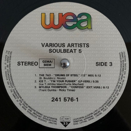 Various : Soulbeat 5 (2xLP, Comp)