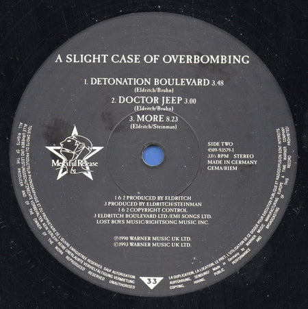 The Sisters Of Mercy : Greatest Hits Volume One - A Slight Case Of Overbombing (2xLP, Comp)