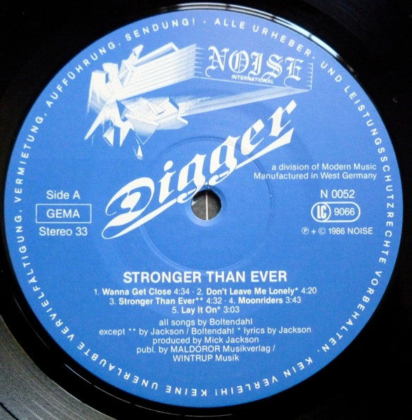 Grave Digger (2) : Stronger Than Ever (LP, Album)