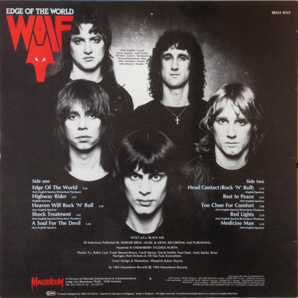 Wolf (16) : Edge Of The World (LP, Album)