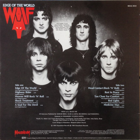 Wolf (16) : Edge Of The World (LP, Album)