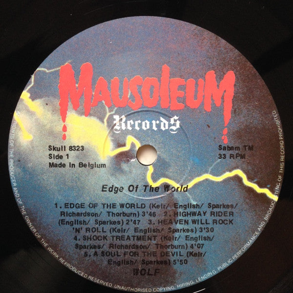Wolf (16) : Edge Of The World (LP, Album)