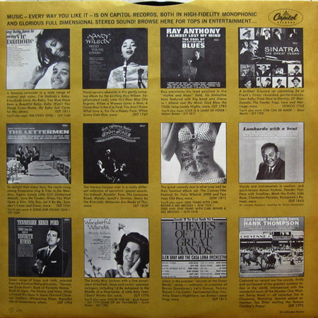 Nelson Riddle And His Orchestra : More Hit TV Themes (LP, Album, Mono)