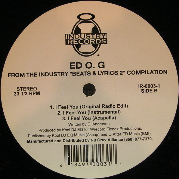 Del Tha Funkee Homosapien / Ed O.G : Help Me Out / I Feel You (12")