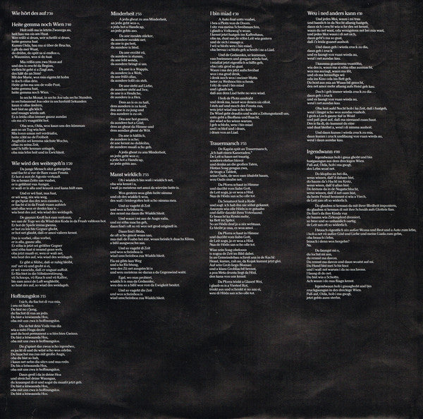 Wolfgang Ambros : Hoffnungslos (LP, Album, Gat)