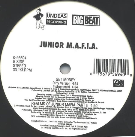 Junior M.A.F.I.A. Featuring Aaliyah : I Need You Tonight (12", Maxi)
