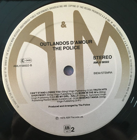 A&M Records Mint packaging