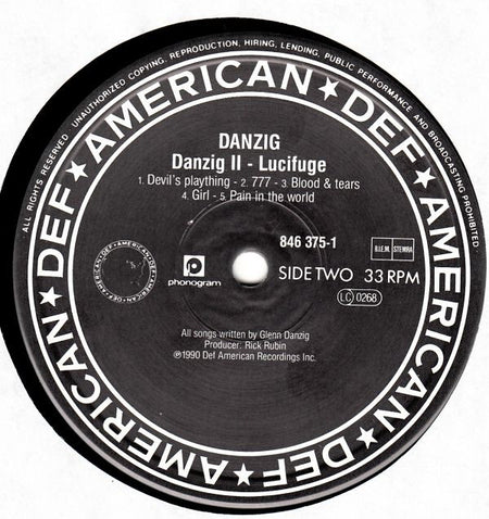Danzig : Danzig II - Lucifuge (LP, Album)