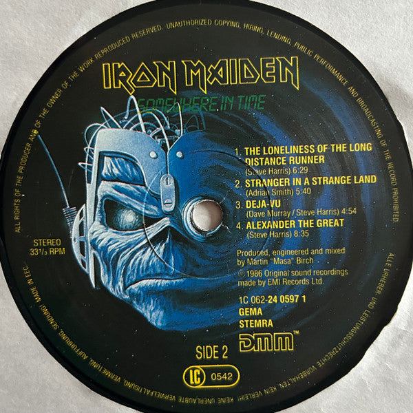 Iron Maiden : Somewhere In Time (LP, Album)