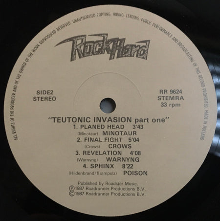 Various : Teutonic Invasion Part One (LP, Comp)