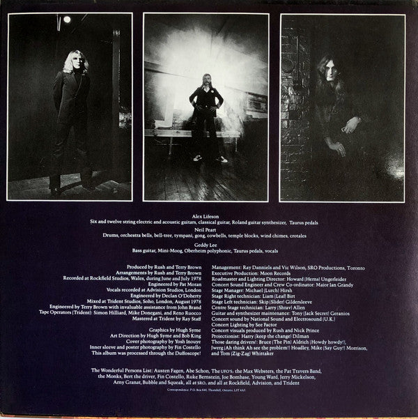 Rush : Hemispheres (LP, Album, Gat)