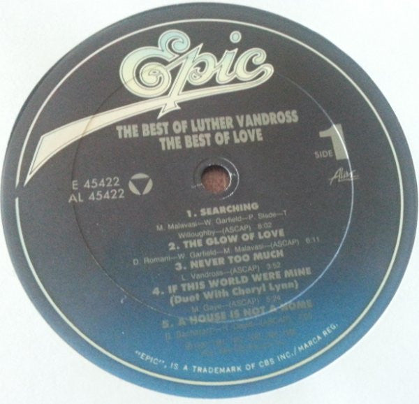 Luther Vandross : The Best Of Luther Vandross - The Best Of Love (2xLP, Comp, RM, Car)