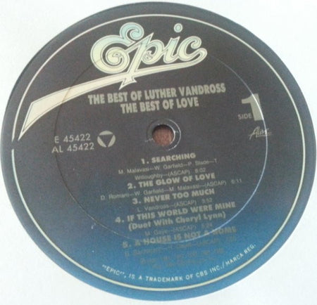 Luther Vandross : The Best Of Luther Vandross - The Best Of Love (2xLP, Comp, RM, Car)
