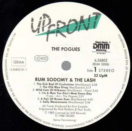 The Pogues : Rum Sodomy & The Lash (LP, Album, RE)