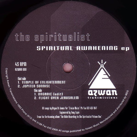 Spiritualist : Spiritual Awakening EP (12", EP)