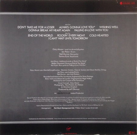 Gary Moore : Corridors Of Power (LP, Album)