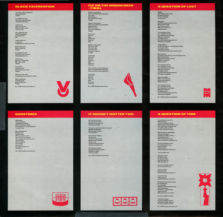 Depeche Mode : Black Celebration (LP, Album, Gre)