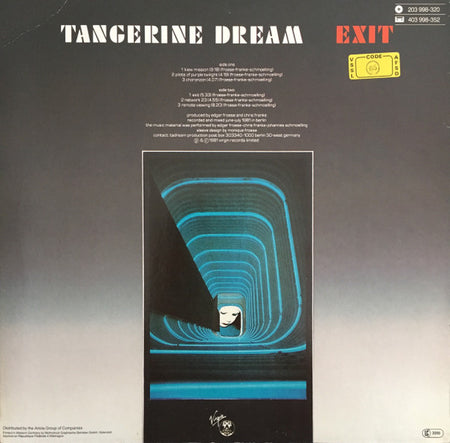 Tangerine Dream : Exit (LP, Album)